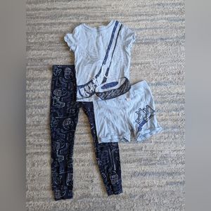 3-piece kids hockey pajamas